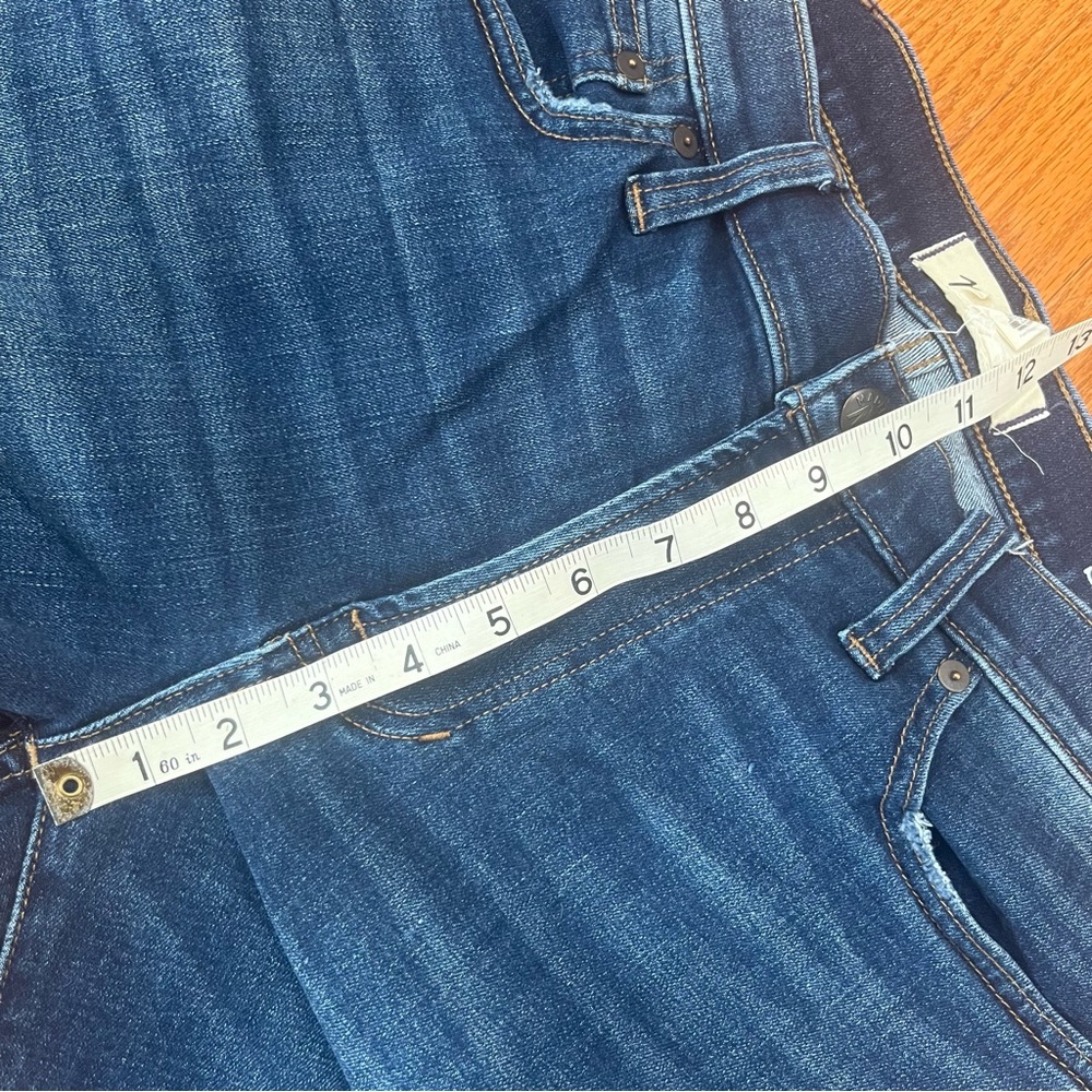 Madewell Straight Leg Dark Blue Men's Jeans - Picture 7 of 9